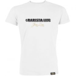 Tričko Barista Life White Speciální Edice