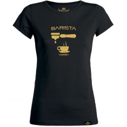 Ladies T-shirt Portafilter Gold
